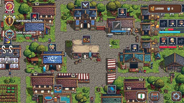 Xây dựng ngôi làng giàu mạnh trong Swag and Sorcery PC
