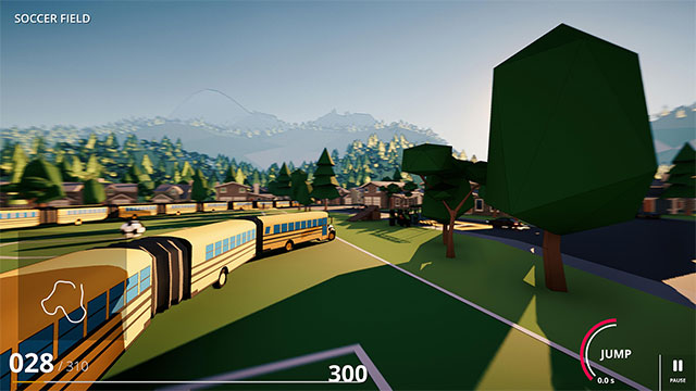 Game vui Snakeybus được phát triển theo phong cách Rắn săn mồi