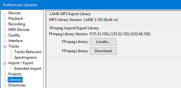 Cập nhật Audacity 2.3.2