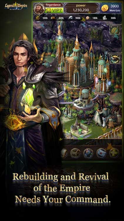 Xây dựng và phát triển đế chế ngày một lớn mạnh trong Legend of Empire
