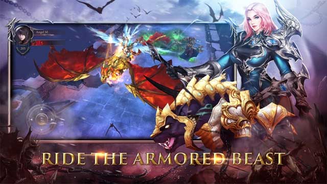 Cưỡi quái thú mặc giáp khám phá vương quốc tăm tối trong Armored God