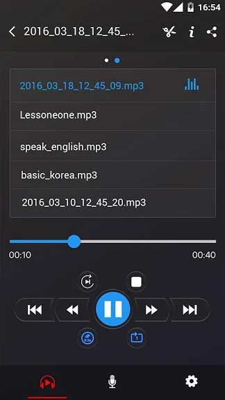Voice Recorder cho Android thu âm chất lượng cao