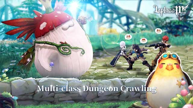 Game Laplace M for Android có 4 lớp nhân vật chính