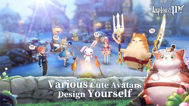 Laplace M có rất nhiều avatar dễ thương, hãy tạo ra nhân vật của riêng bạn