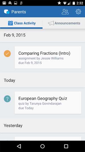 Cha mẹ có thể quản lý bài tập của con
