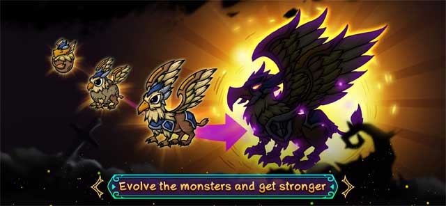 Tiến hóa để tạo ra quái vật hùng mạnh hơn trong Park of Monster