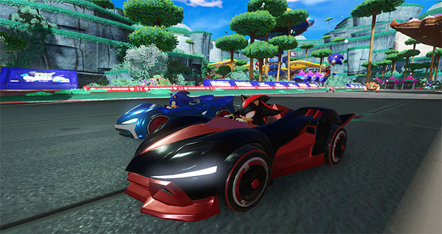 Phối hợp cùng đồng đội để giành chiến thắng trong Team Sonic Racing