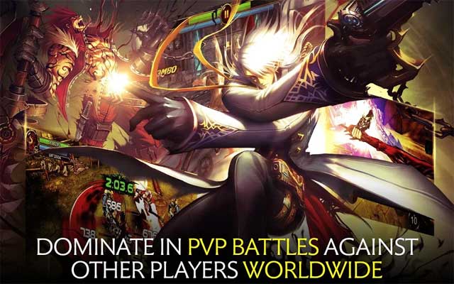 Tham gia vào các trận chiến PvP khốc liệt