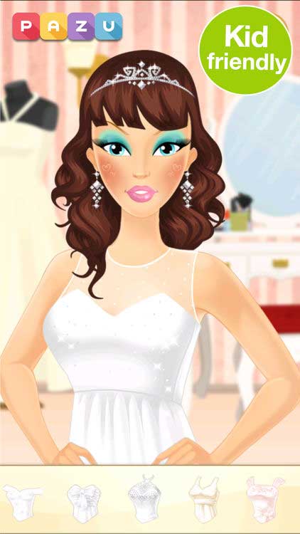 Game trang điểm và làm đẹp cho cô dâu phù hợp với cả người lớn và trẻ em - Makeup Girls Wedding