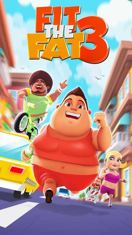 Chào đón anh chàng béo và những người bạn mới trong game Endless Runner - Fit the Fat 3
