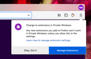 Các extension riêng tư của Firefox 67