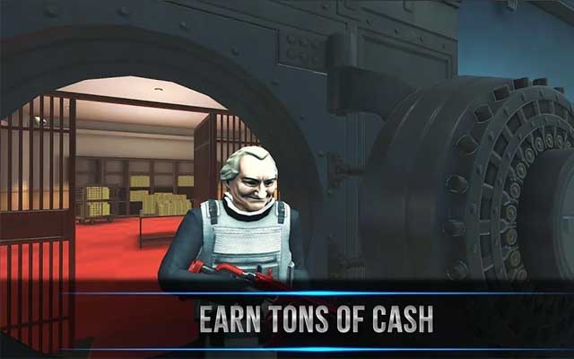 Qua mặt hệ thống an ninh và cướp được một khoản tiền mặt khổng lồ