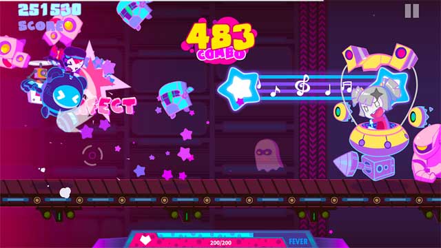 Muse Dash for Android sở hữu hệ thống hình ảnh tuyệt đẹp theo phong cách Anime