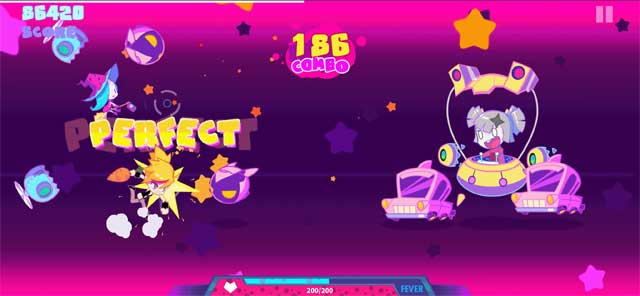 Muse Dash có phong cách nghệ thuật 2D rực rỡ sắc màu