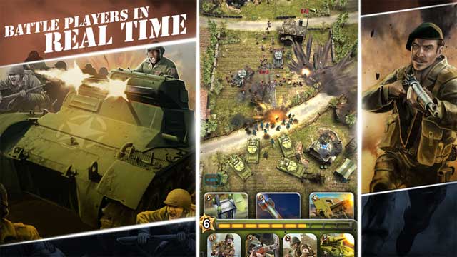 Tham gia cuộc chiến PvP nhiều người chơi trong thời gian thực trong SIEGE: World War II