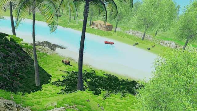 Game Ark Is Home - Survival Island for Android có đồ họa sống động và chân thực