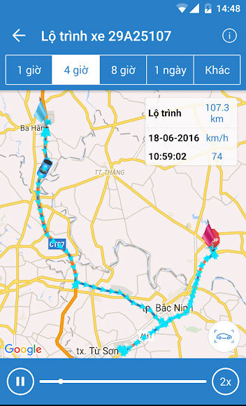 Giám sát lộ trình xe