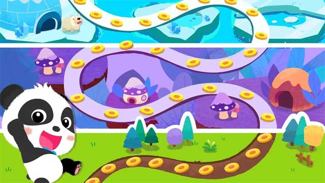 Little Panda's Pet Line Puzzle cho Android có 240 level đầy thách thức nhưng không kém phần vui nhộn