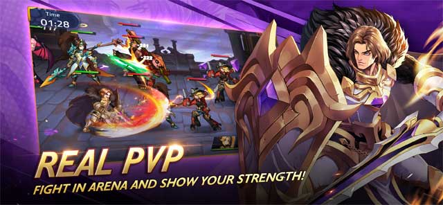 Bước vào đấu trường PvP và thể hiện sức mạnh của bạn trước game thủ khác
