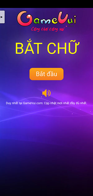 Giao diện GameVui