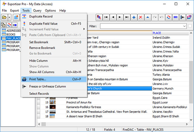 Exportizer là công cụ tuyệt vời nhà phát triển