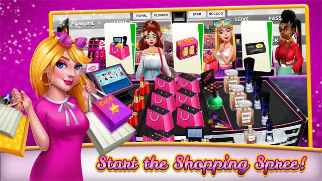Bắt đầu cuộc mua sắm thú vị tại 4 cửa hàng khác nhau trong Shopping Fever