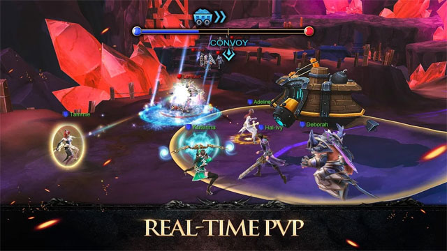 World of Kings cung cấp các tùy chọn PvP trong thời gian thực hoành tráng
