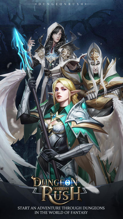 Game nhập vai kết hợp chiến thuật mang phong cách idle - Dungeon Rush: Rebirth 