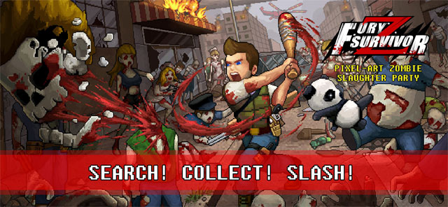 Game nhập vai hành động chặt chém zombie cực hay - Fury Survivor: Pixel Z
