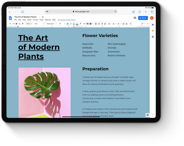 Duyệt web trên iPad như trên desktop