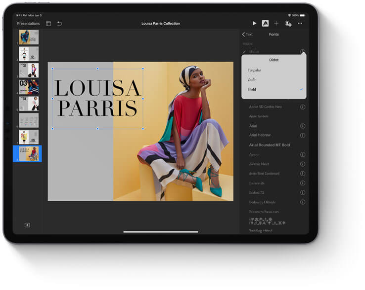 Quản lý font trên iPadOS