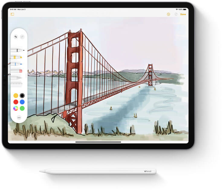 Bảng công cụ của iPadOS