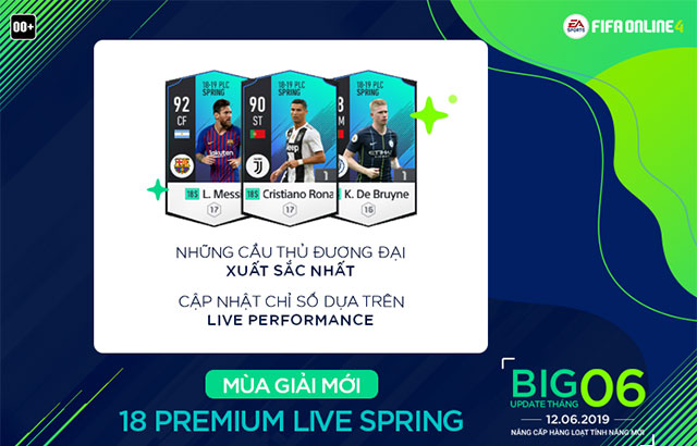 Mùa giải mới 18 PREMIUM LIVE SPRING