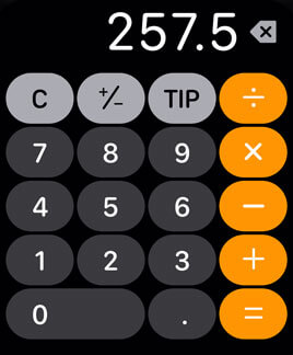 Máy tính trên watchOS