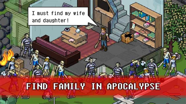 Bắn hạ zombie, cố gắng sống sót và tìm kiếm gia đình trong ngày tận thế