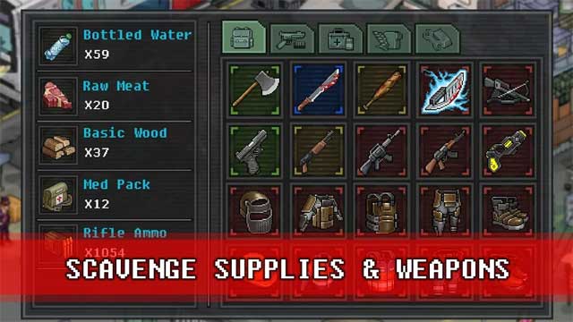 Tự mình chế tạo vũ khí và mở khóa trang bị 