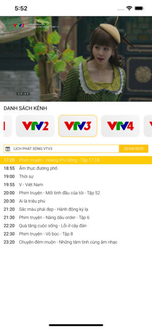 Xem VTV online