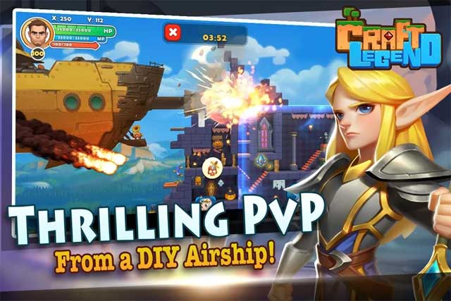 Trải nghiệm những trận chiến PvP thời gian thực kịch tính với hiệu ứng mãn nhãn 