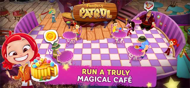 Quản lý tiệm cà phê kỳ diệu với các cô gái từ series hoạt hình Fantasy Patrol