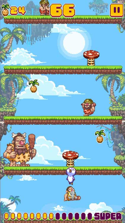 Thu thập dứa trên dường đi để giải phóng sức mạnh của từng loài động vật