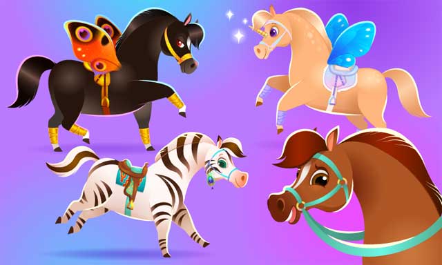 Game Pixie the Pony có rất nhiều chú ngựa dễ thương để bạn lựa chọn và chăm sóc