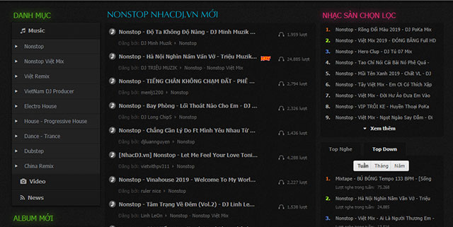 Top nhạc DJ