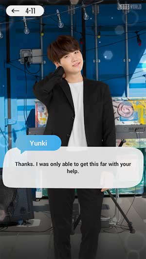Tương tác với các thành viên BTS