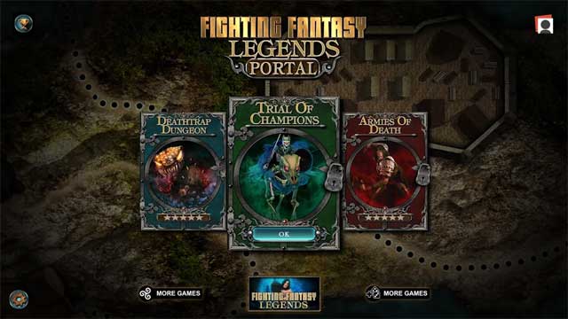 Cốt truyện của Fighting Fantasy Legends Portal dựa theo bộ ba tiểu thuyết gamebook Fighting Fantasy 