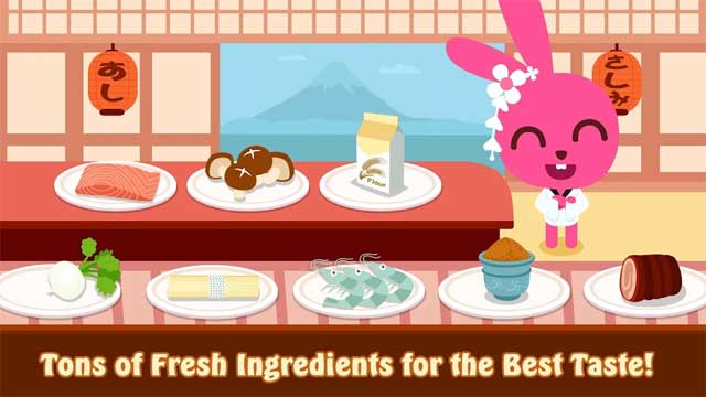 Rất nhiều nguyên liệu tươi ngon để bé làm ra những món ăn tuyệt vời nhất cho thực khách