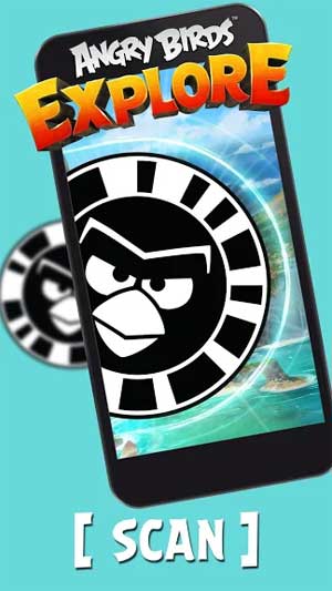 Quét mã trên các sản phẩm Angry Birds để mở khóa trò chơi mới