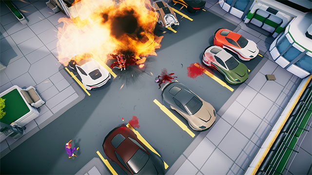 Chạy trốn khỏi khu vực nguy hiểm và tích cực nhặt vũ khí