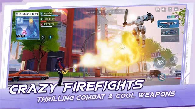 Tham gia các trận chiến ly kỳ cùng game thủ khác và trang bị cho mình những vũ khí cực chất