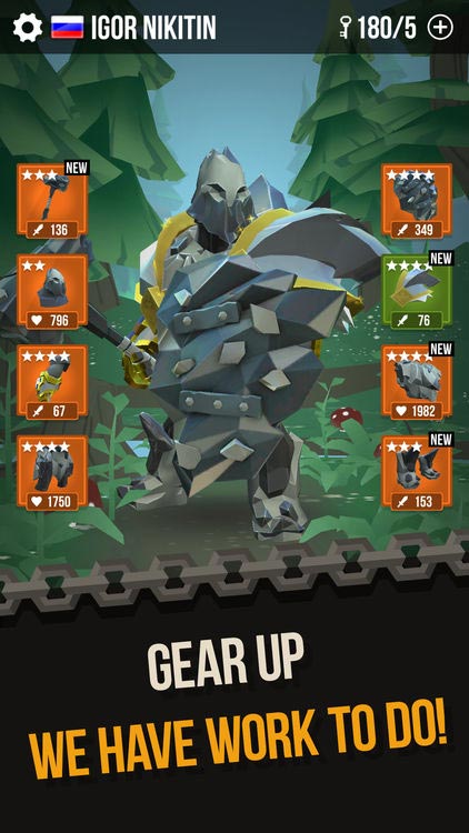 Trang bị cho nhân vật vũ khí và vật phẩm hùng mạnh nhất