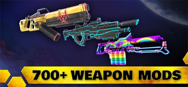 Lựa chọn và trang bị cho nhân vật với hơn 700 loại vũ khí khác nhau